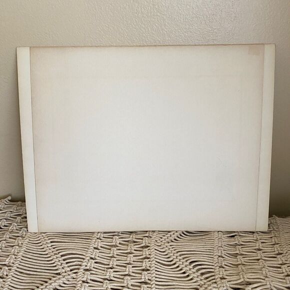 VTG Green Matted CURRIER & IVES Print 1958 Calendar Top - Winter in the Country - Picture 7 of 7